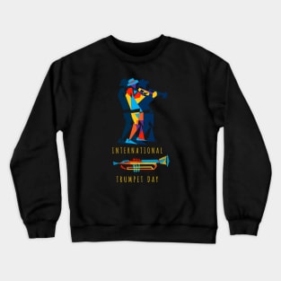 International Trumpet Day Crewneck Sweatshirt